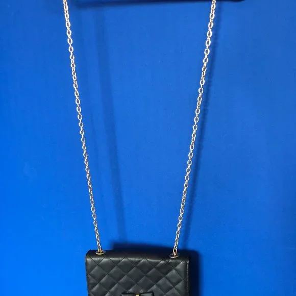 Forever 21 Cute Lace Vinyl Crossbody Bag in Black - Picture 6 of 6